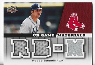Rocco Baldelli 2009 Game Materials #GM-RB Game-Used Memorabilia Card
