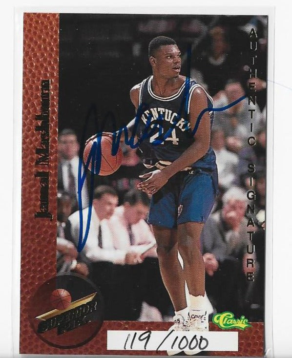 Jamal Mashburn 1995 Classic Superior Pix (119/1000) Autograph Card