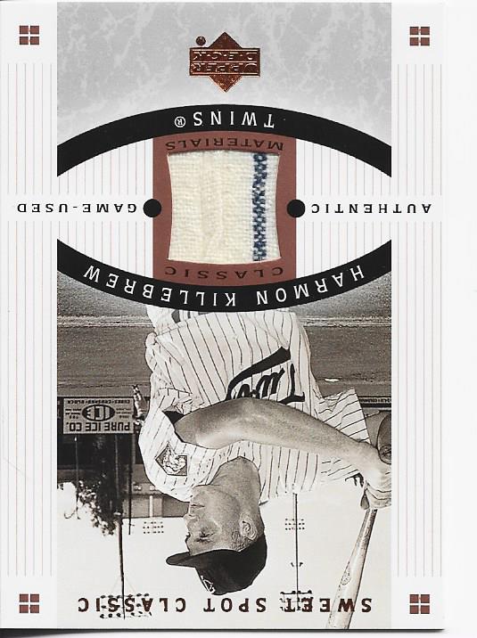 Harmon Killebrew 2005 Upper Deck Game Used Jersey Card