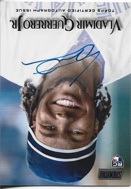 Vladimir Guerrero Jr 2019 Topps Stadium Club Autographed Rookie Card 15/25 #SCA-VG