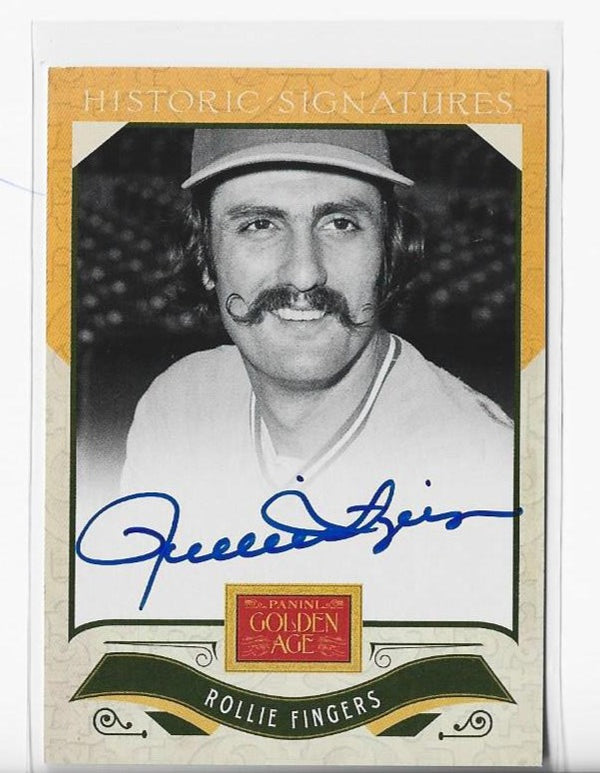 Rollie Fingers 2012 Panini Golden Age #RF Historic Signatures Card