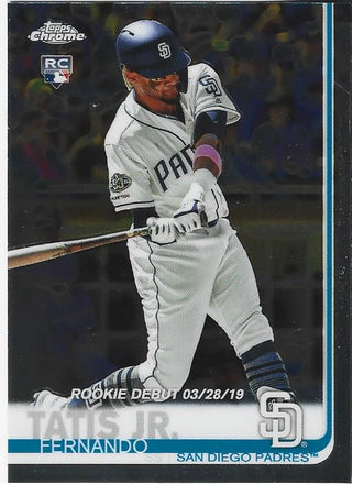 Fernando Tatis Jr 2018 Topps Chrome Rookie Card #54