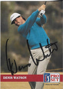 Denis Watson 1991 PGA Tour Autographed Card #194