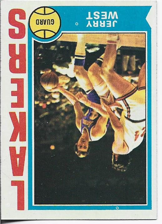 Jerry West 1975-76 Topps Card #176