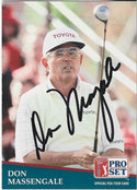 Don Massengale 1991 PGA Tour Autographed Card #242