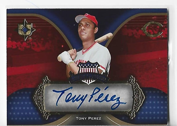 Tony Perez 2007 Upper Deck #AP-TP Autograph Card