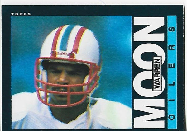 Warren Moon 1985 Topps #251 Rookie Card