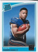 Saquon Barkley 2018 Panini Donruss Rookie Card #306