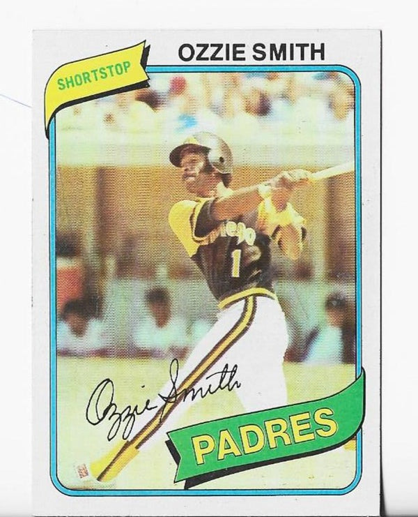 Ozzie Smith 1980 Topps #393 Card