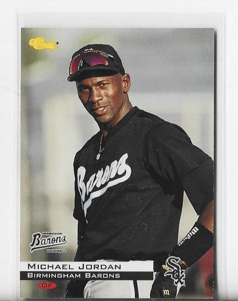 Michael Jordan baseball card (Birmingham Barons - Chicago White Sox) 1994  Classic #1