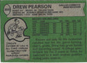 Drew Pearson 1976 Topps Card #350