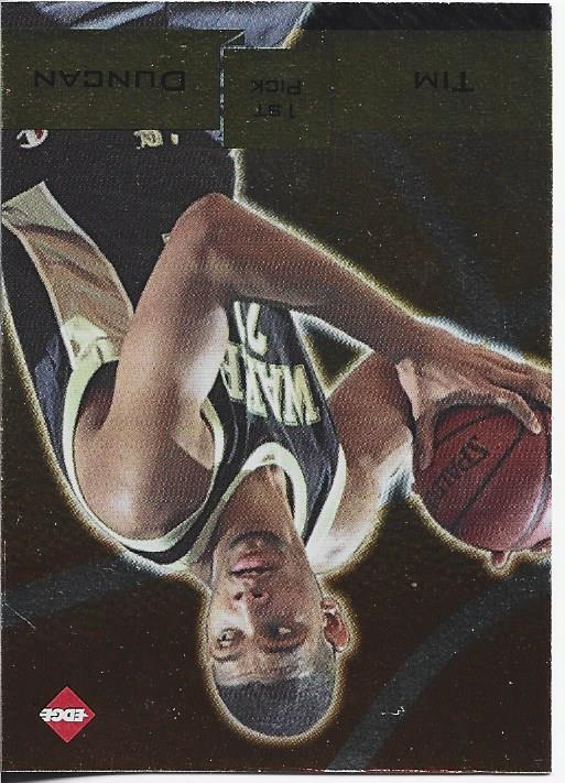 Tim Duncan 1997 Collector's Edge Rookie Card #1