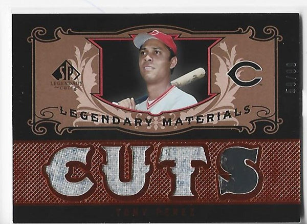 Tony Perez 2007 SP Legendary Cuts Card #59/99