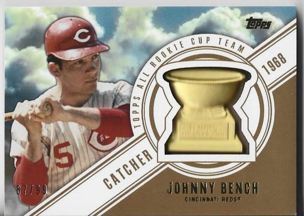 Johnny Bench 2014 Topps All Rookie Cup Team #TARC-9 (87/99) Card