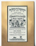 Cecil Fielder 2020 Topps #MA-CF Allen & Ginter Certified Autograph Card