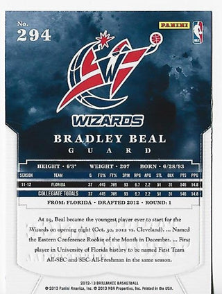 Bradley Beal 2012-2013 Panini Brilliance #294 Card