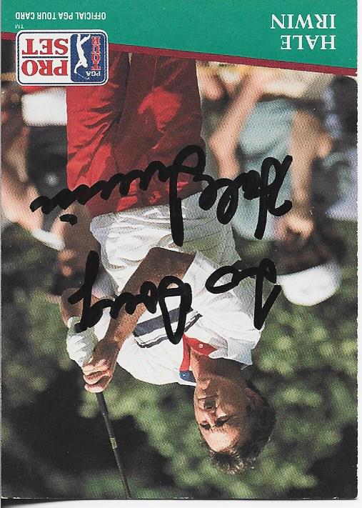 Hale Irwin 1991 PGA Tour Autographed Card (JSA)