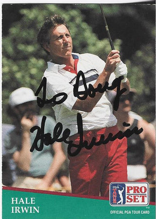 Hale Irwin 1991 PGA Tour Autographed Card (JSA)