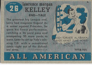 Albie Booth 1955 All American Card (Near Mint)