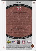 Harmon Killebrew 2005 Upper Deck Game Used Jersey Card