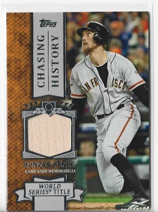 Hunter Pence 2013 Topps Chasing History #CHR-HP Game-Used Memorabilia Card