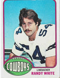 Randy White 1976 Topps Rookie Card #158