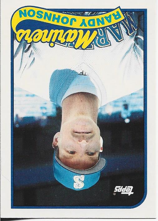 Randy Johnson 1989 Topps Card #57T