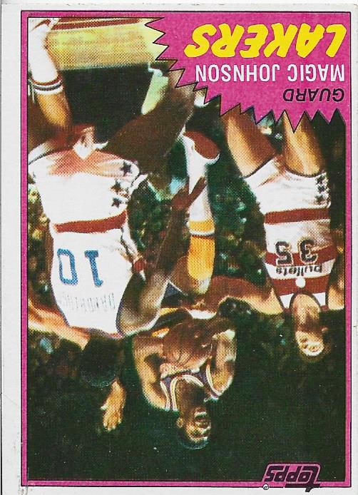Magic Johnson 1981 Topps Card #21