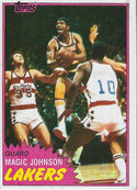 Magic Johnson 1981 Topps Card #21