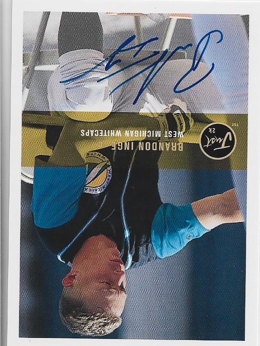 Brandon Inge 2000 Just Minors Autographed Card
