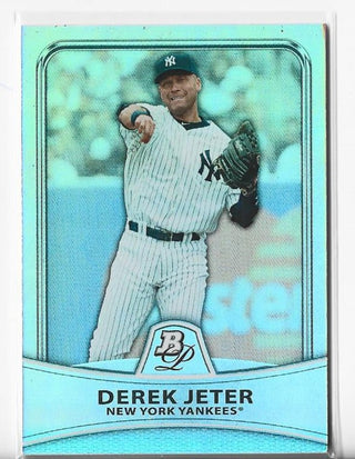 Derek Jeter 2010 Bowman Platinum Moments #2 (447/999) Card