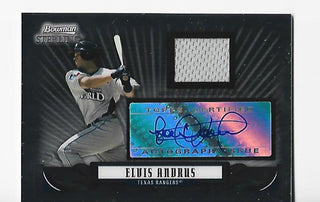 Elvis Andrus 2008 Topps #BSP-EA Autographed Bowman Sterling Card