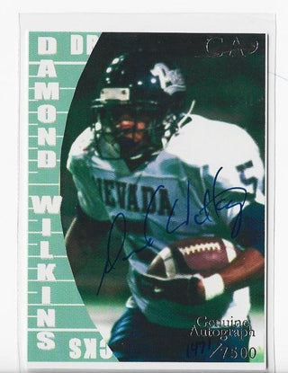 Damond Wilkins Genuine Autograph Card