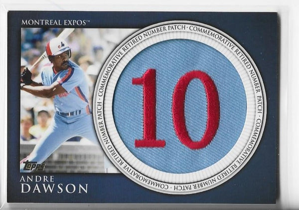 Andre Dawson 2012 Topps Commemorative Patch Card