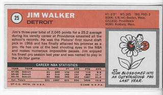 Jim Walker 1970-1971 Topps #25 Near Mint Card