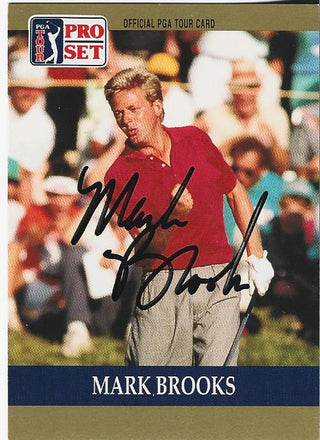 Mark Brooks 1991 PGA Tour Autographed Card #32