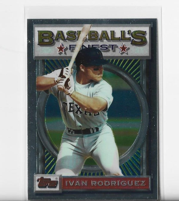 Ivan Rodriguez Autographed 1993 Topps #47 Baseball's Finest Card