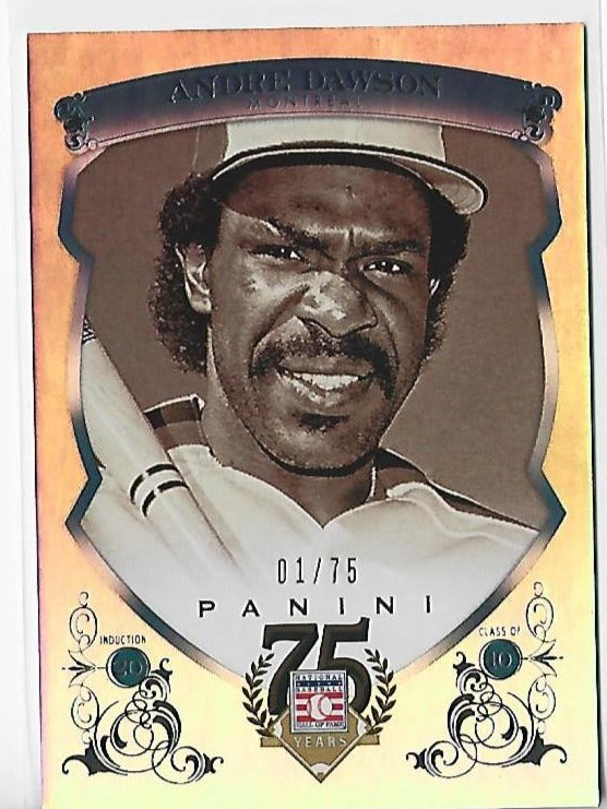 Andre Dawson 2014 Panini Hall Of Fame #94 (01/75) Card
