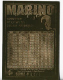 Dan Marino 1995 Upper Deck 23KT Genuine Gold Foil Sculptured Trading Card