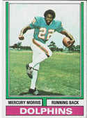 Mercury Morris 1974 Topps Card #170