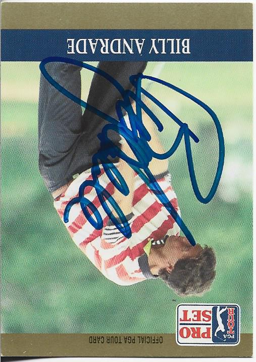 Billy Andrade 1991 PGA Tour Autographed Card #71