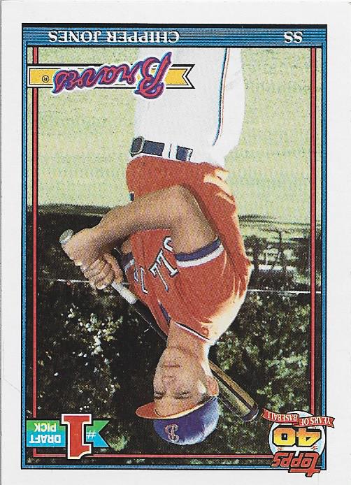 Chipper Jones 1991 Topps Rookie Card