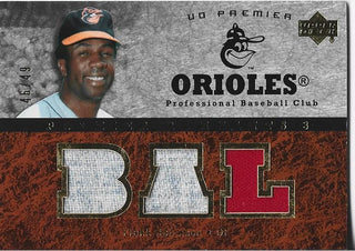 Frank Robinson 2007 Upper Deck Game Used Jersey Card #PR3-FR