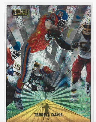 Terrell Davis 1996 Pinnacle #29 Rookie Card