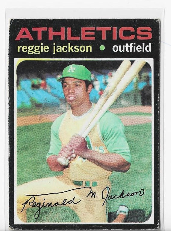 Reggie Jackson 1971 Topps #20 Card