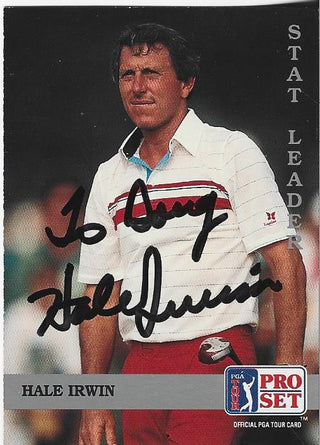 Hale Irwin 1991 PGA Tour Autographed Card #178