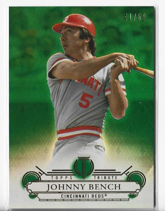 Johnny Bench 2014 Topps Tribute #44 (41/50) Card