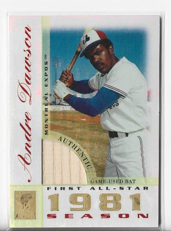 Andre Dawson 2003 Topps #TR-AD Game Used Bat Card