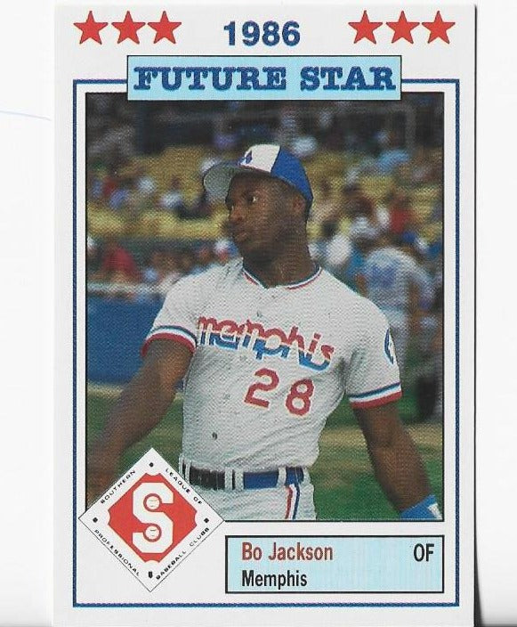 Bo Jackson 1986 Don Jennings Future Star #13 Card