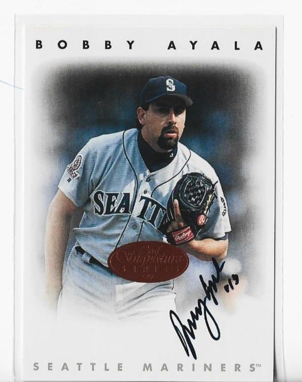 Bobby Ayala 1996 Donruss Autograph Card